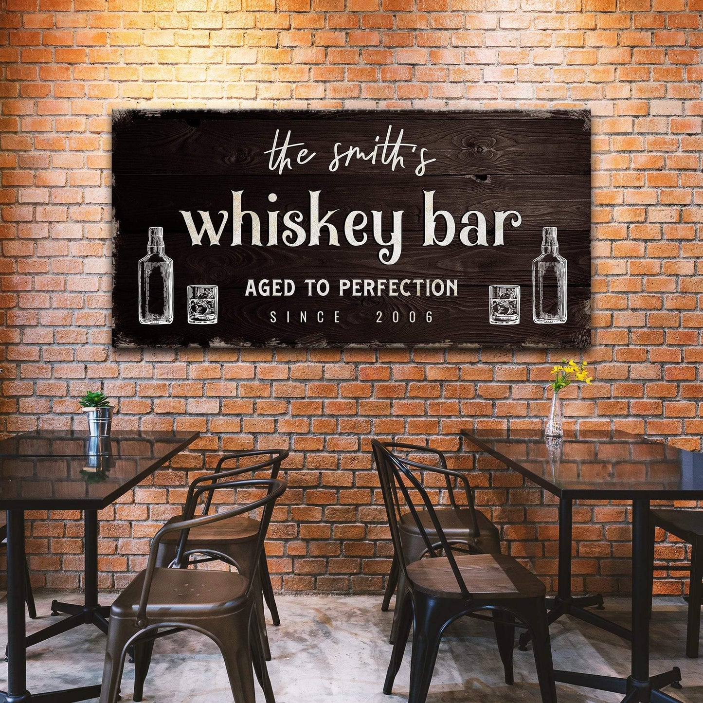 Custom Bar Signs for Home Bar: Perfect Man Cave Wall Decor and Perfect Unique Gift For Husband - Tailored Canvases - Flyclothing LLC