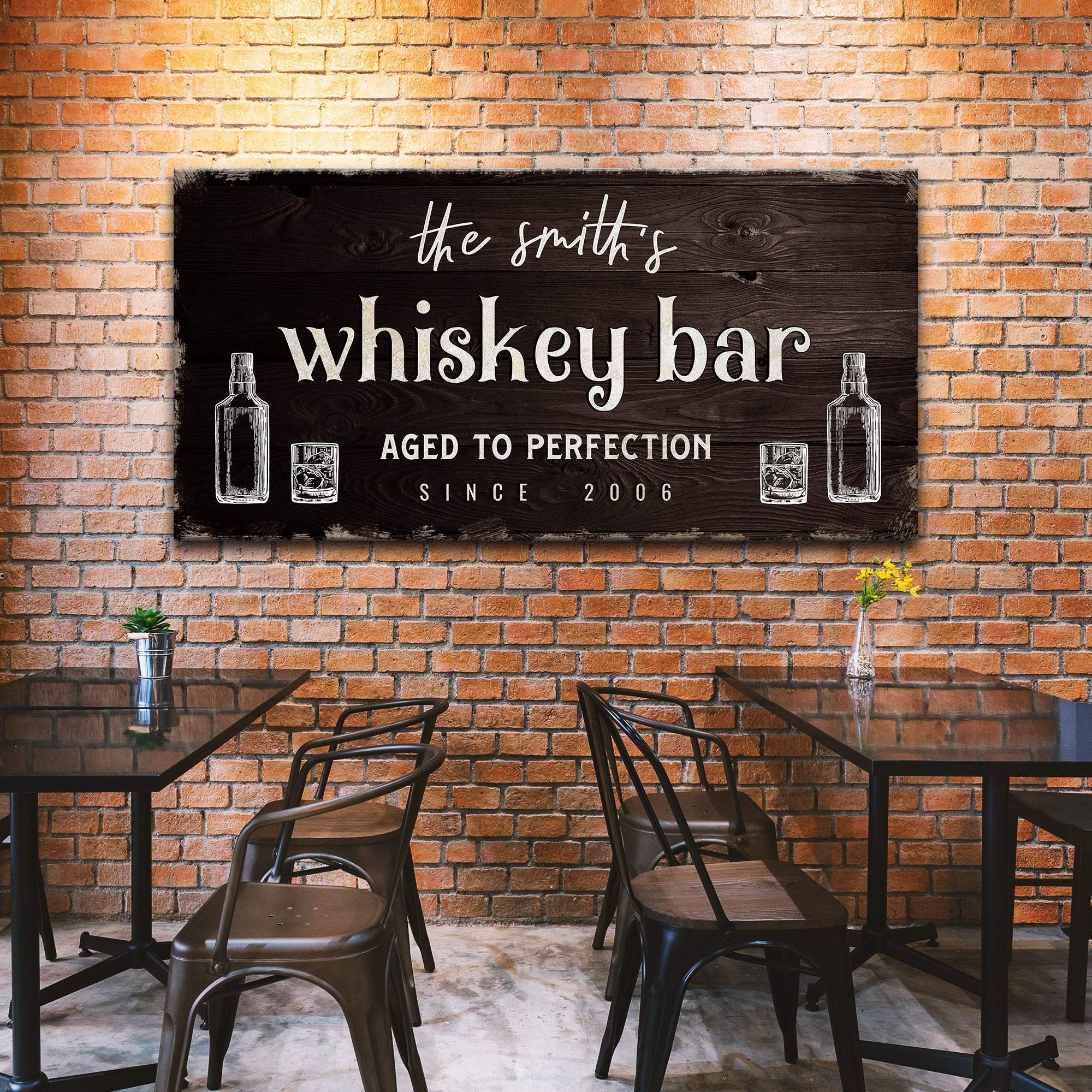 Custom Bar Signs for Home Bar: Perfect Man Cave Wall Decor and Perfect Unique Gift For Husband - Tailored Canvases - Flyclothing LLC