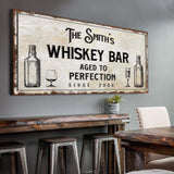 Whiskey Bar Sign - Tailored Canvases - Flyclothing LLC