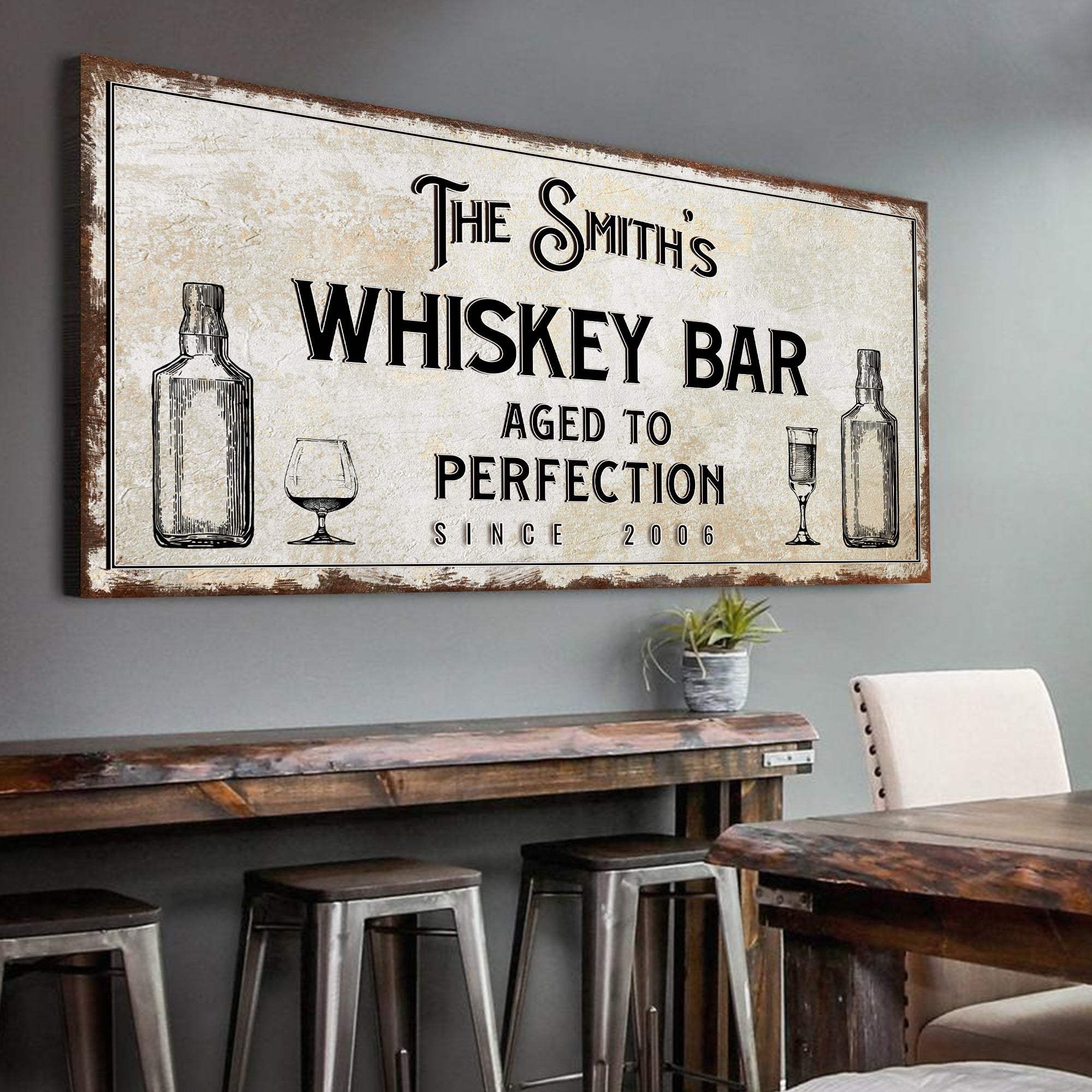 Whiskey Bar Sign - Tailored Canvases - Flyclothing LLC