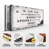 Family Halloween Sign - Tailored Canvases - Flyclothing LLC