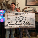 Farmhouse Kitchen Sign - Tailored Canvases - Flyclothing LLC