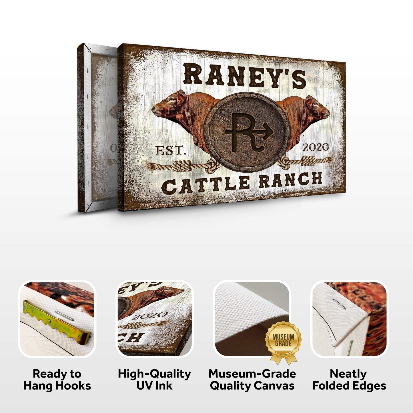 Cattle Brand - Limousin Sign - Tailored Canvases - Flyclothing LLC