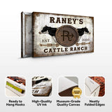 Cattle Brand - Holstein Sign - Tailored Canvases - Flyclothing LLC