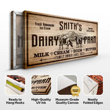 Dairy Farm Sign II - Tailored Canvases - Flyclothing LLC