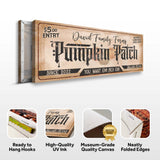 Family Farms Pumpkin Patch Sign II - Tailored Canvases - Flyclothing LLC