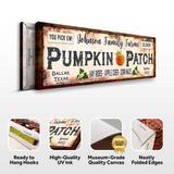 Family Farms Pumpkin Patch Sign - Tailored Canvases - Flyclothing LLC