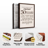 A Sweet Ending To A Long Career Sign - Tailored Canvases - Flyclothing LLC