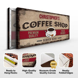 Coffee Shop Sign - Tailored Canvases - Flyclothing LLC