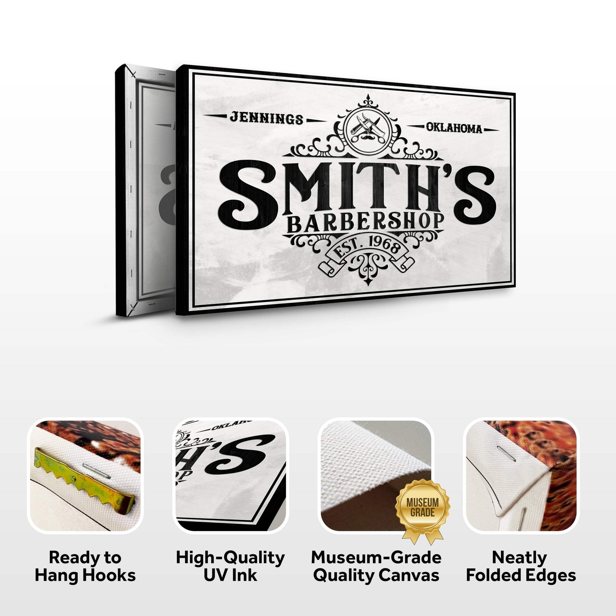Barbershop Sign IV - Tailored Canvases - Flyclothing LLC