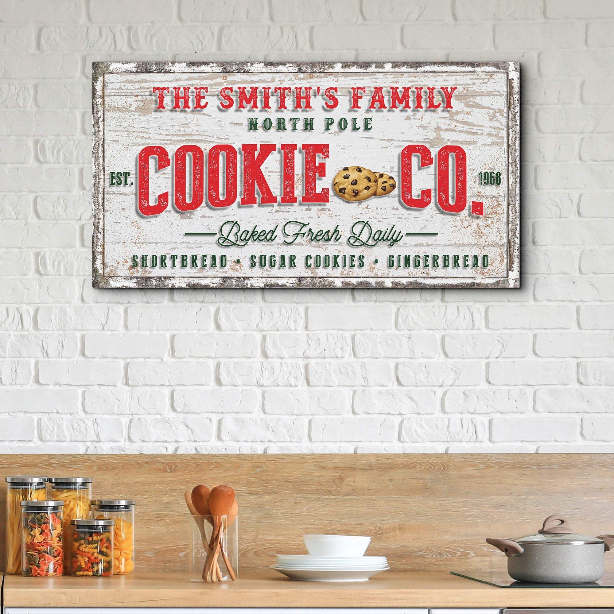 Christmas Cookie Co Sign - Tailored Canvases - Flyclothing LLC
