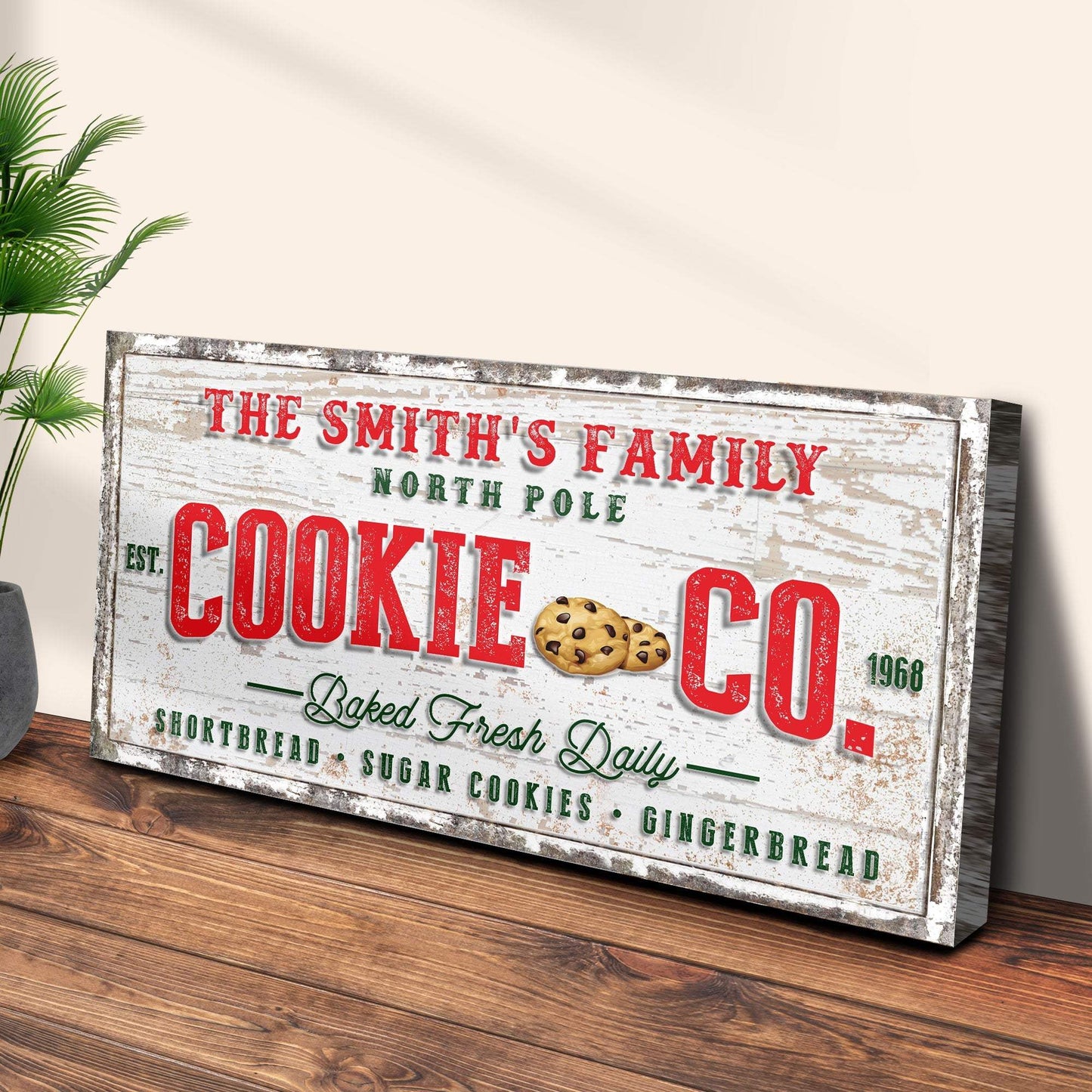 Christmas Cookie Co Sign - Tailored Canvases - Flyclothing LLC