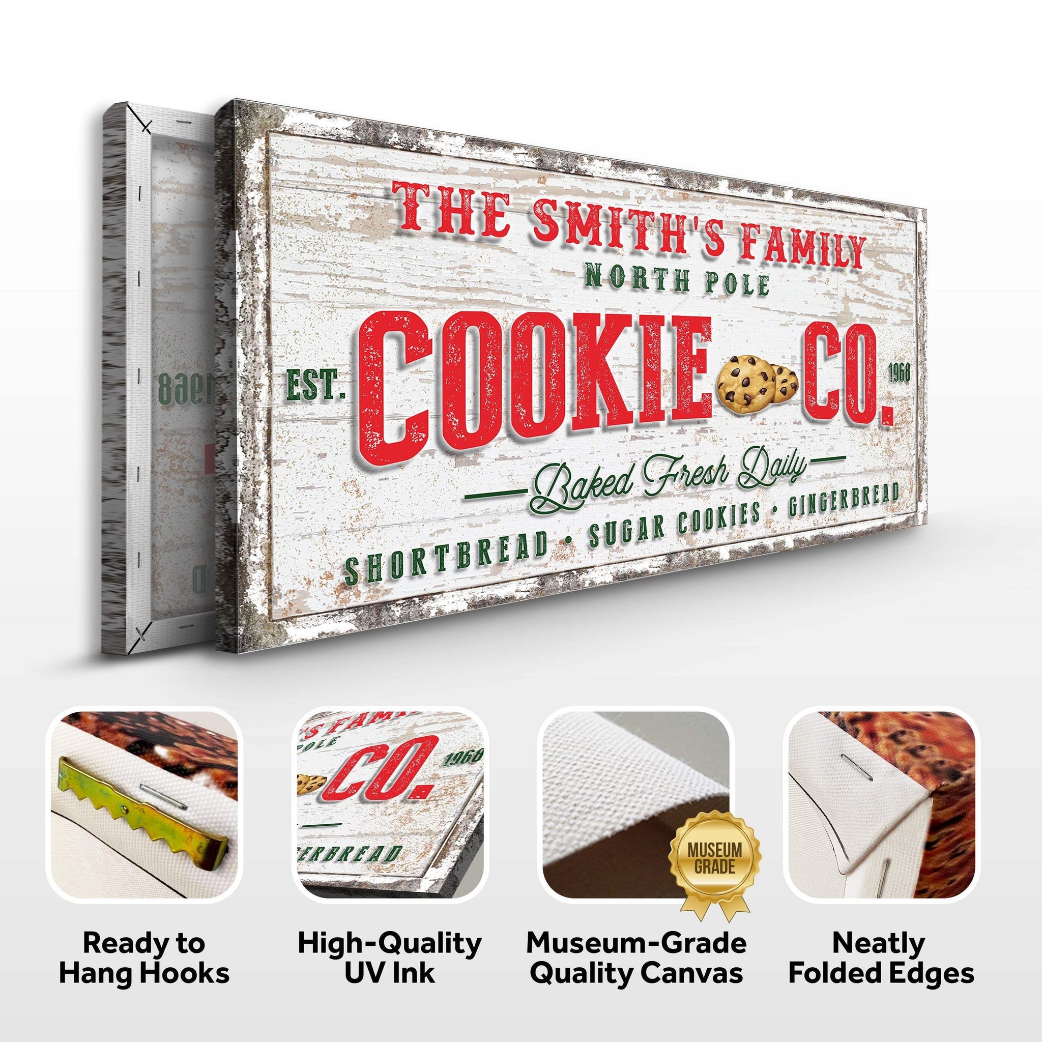 Christmas Cookie Co Sign - Tailored Canvases - Flyclothing LLC