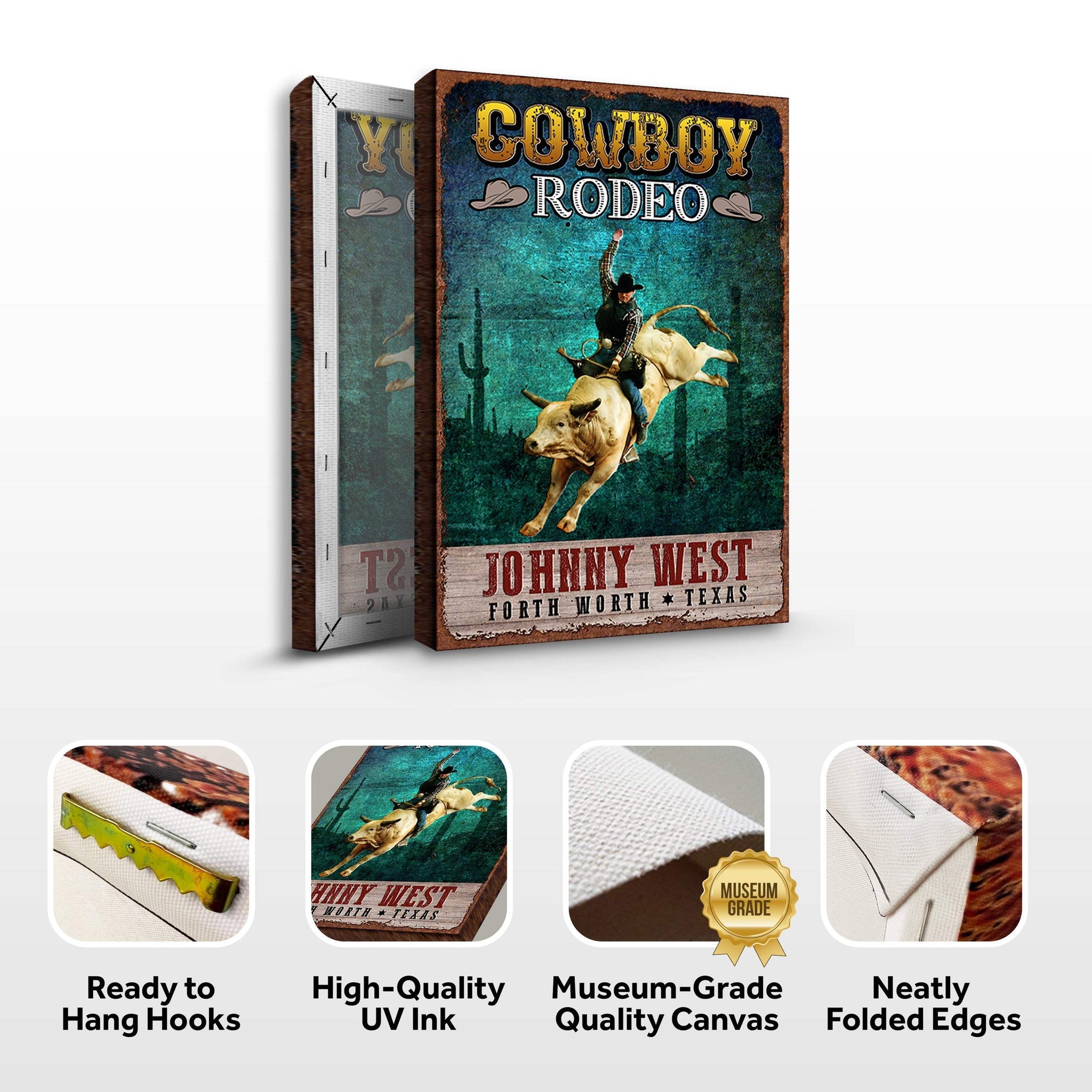 Cowboy Rodeo Show Sign - Tailored Canvases - Flyclothing LLC