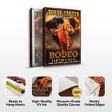 Cowboy Rodeo Bull Rider Sign - Tailored Canvases - Flyclothing LLC