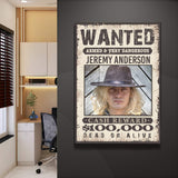 Wanted Sign III - Tailored Canvases - Flyclothing LLC