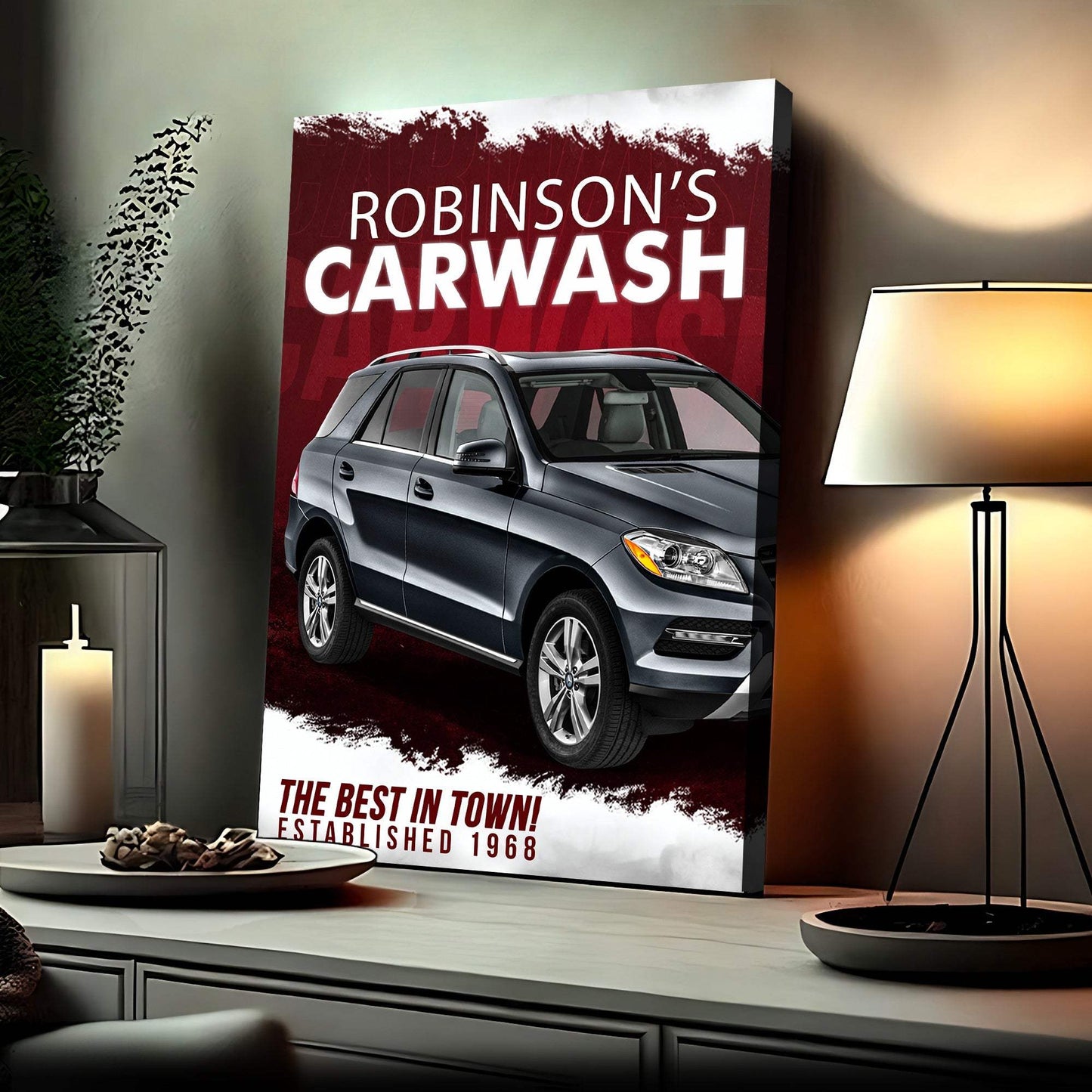 Car Wash Sign II - Tailored Canvases - Flyclothing LLC