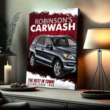 Car Wash Sign II - Tailored Canvases - Flyclothing LLC