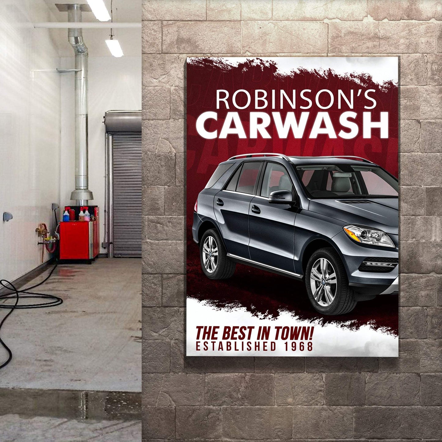 Car Wash Sign II - Tailored Canvases - Flyclothing LLC
