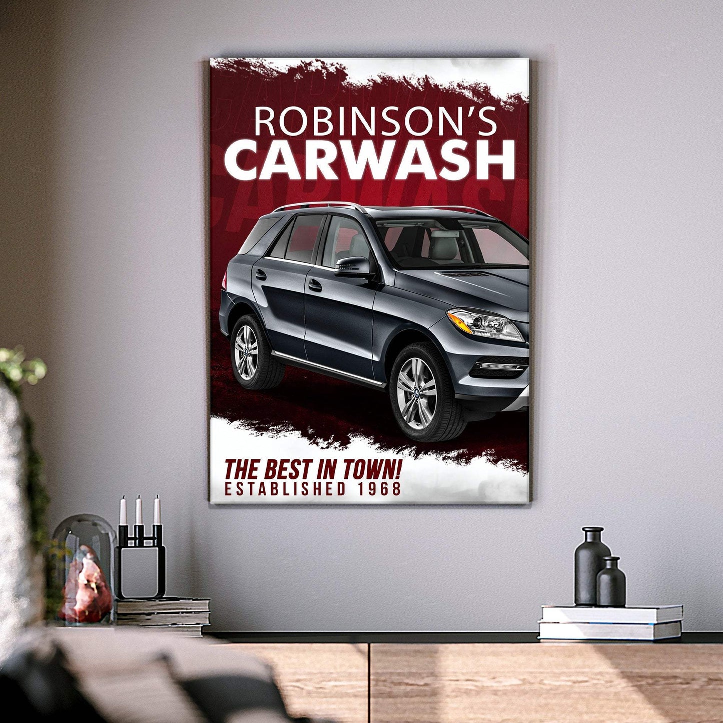 Car Wash Sign II - Tailored Canvases - Flyclothing LLC