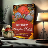 Pumpkin Patch Sign V - Tailored Canvases - Flyclothing LLC