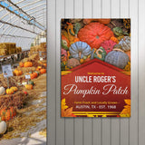 Pumpkin Patch Sign V - Tailored Canvases - Flyclothing LLC