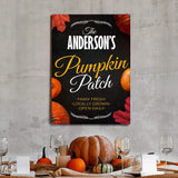 Pumpkin Patch Sign VI - Tailored Canvases - Flyclothing LLC