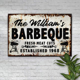 BBQ Sign IV - Tailored Canvases - Flyclothing LLC