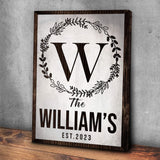 Established Last Name Sign IV - Tailored Canvases - Flyclothing LLC