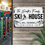 Ski House Sign - Tailored Canvases - Flyclothing LLC