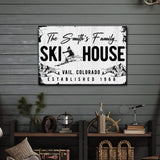 Ski House Sign - Tailored Canvases - Flyclothing LLC