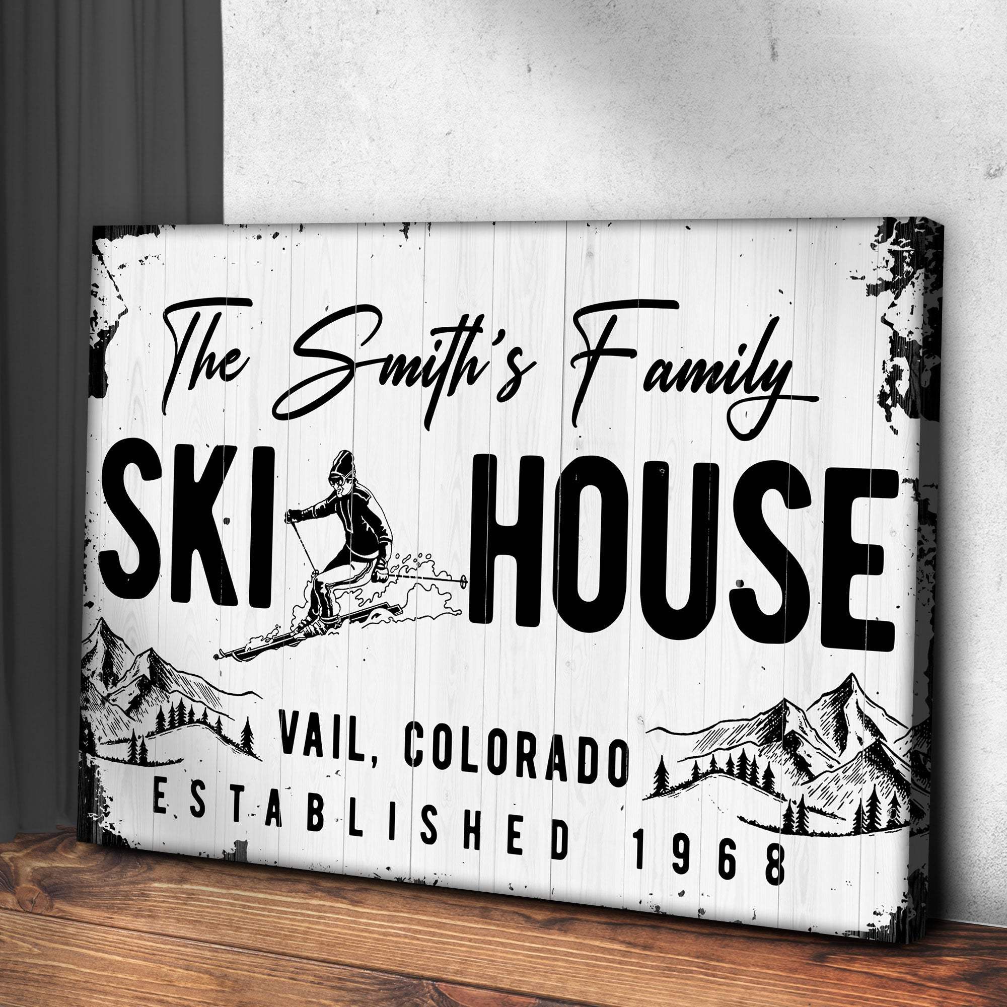 Ski House Sign - Tailored Canvases - Flyclothing LLC