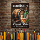 Liquor Store Sign V | Customizable Canvas - Tailored Canvases - Flyclothing LLC