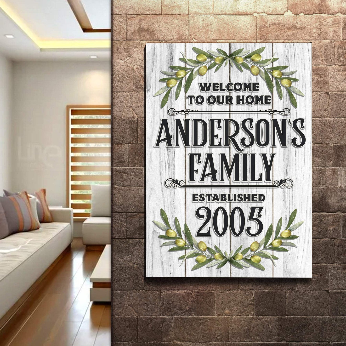 Home Established Sign - Tailored Canvases - Flyclothing LLC