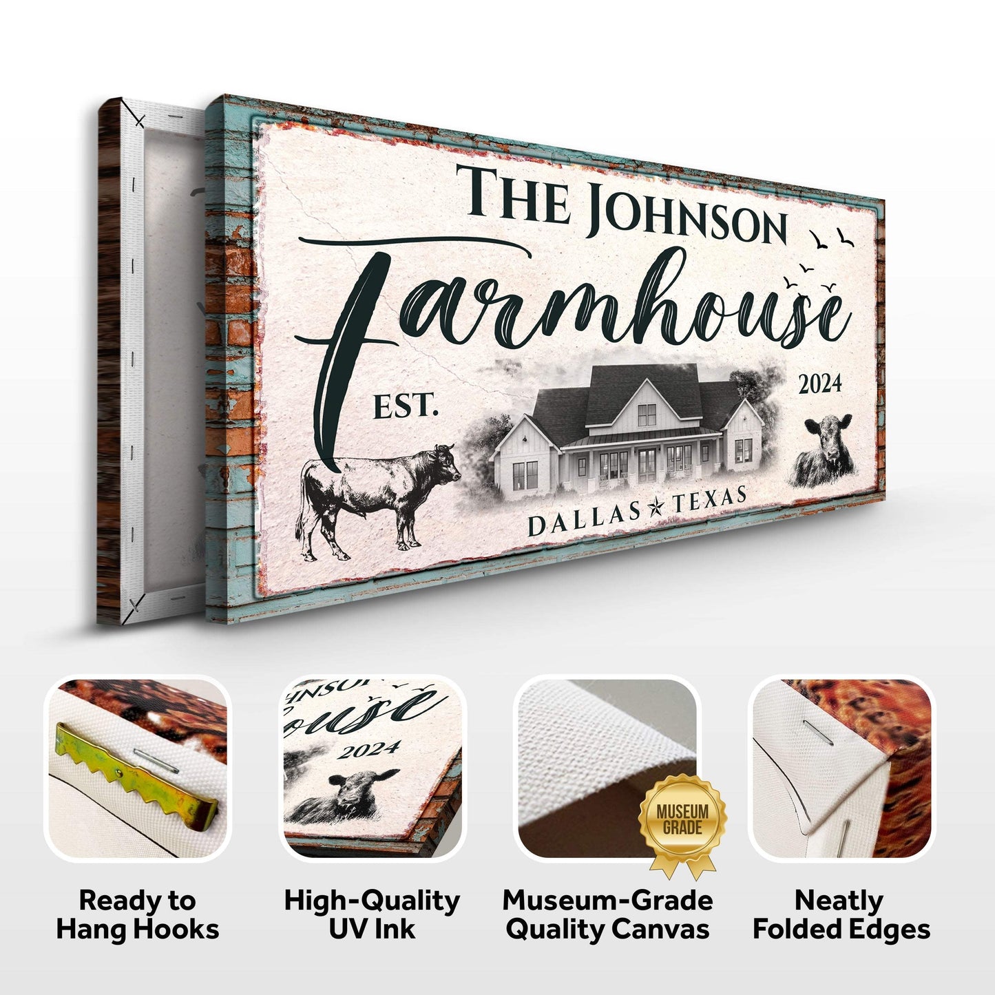 Custom Farmhouse Sign II - Tailored Canvases - Flyclothing LLC