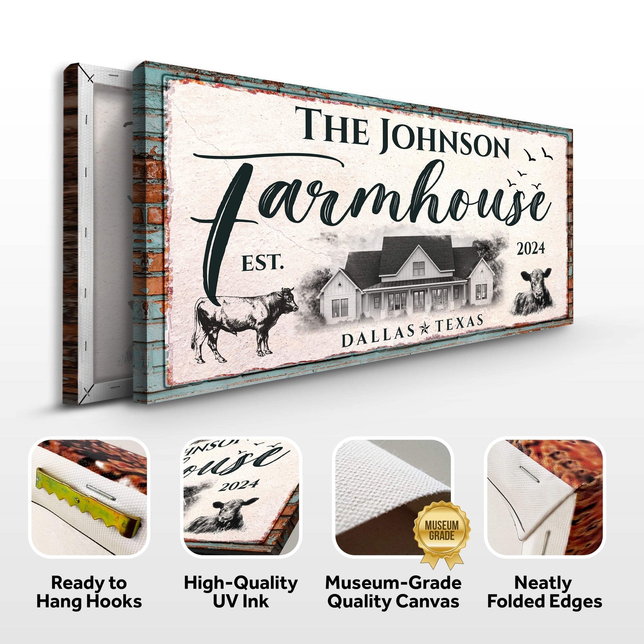 Custom Farmhouse Sign II - Tailored Canvases - Flyclothing LLC