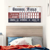 Personalized Baseball Scoreboard Sign - Tailored Canvases - Flyclothing LLC