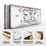 Vintage Cottontail Co Easter Sign III - Tailored Canvases - Flyclothing LLC