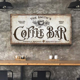 Coffee Bar Sign VII - Tailored Canvases - Flyclothing LLC