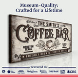 Coffee Bar Sign X - Tailored Canvases - Flyclothing LLC