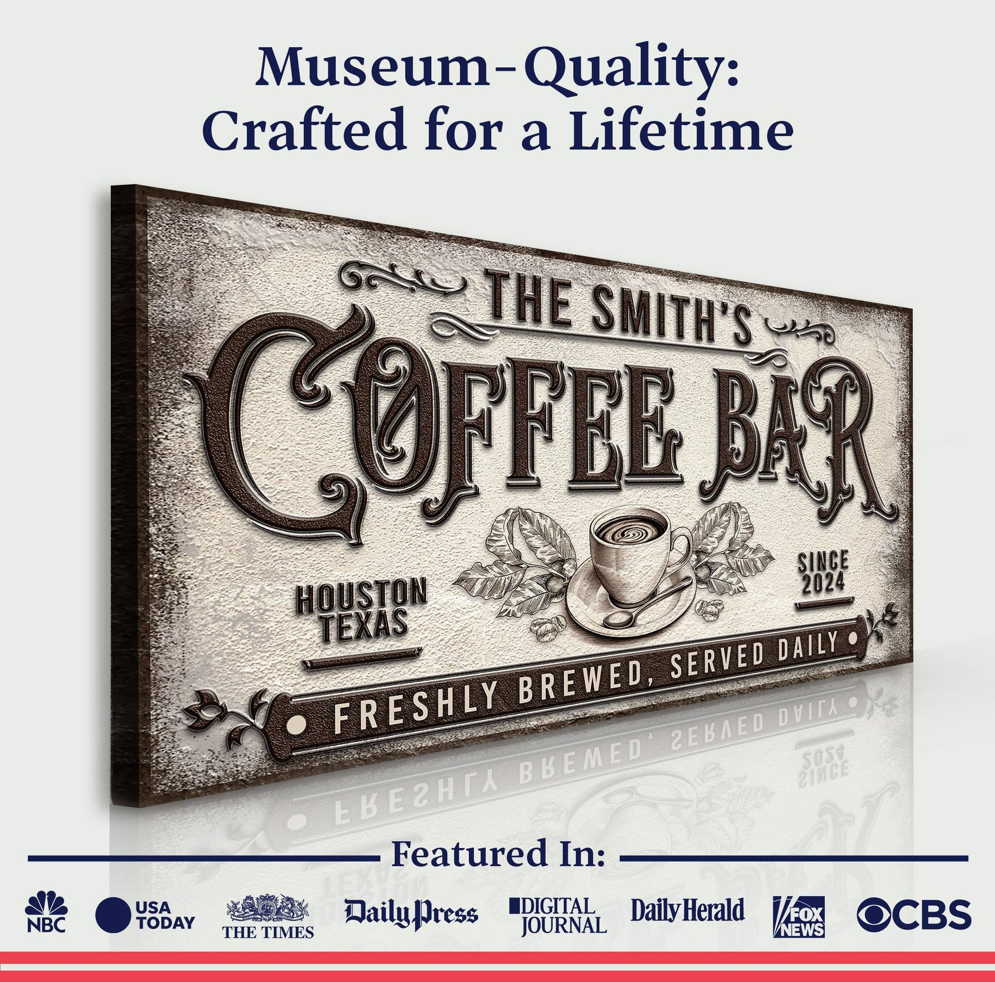 Coffee Bar Sign X - Tailored Canvases - Flyclothing LLC