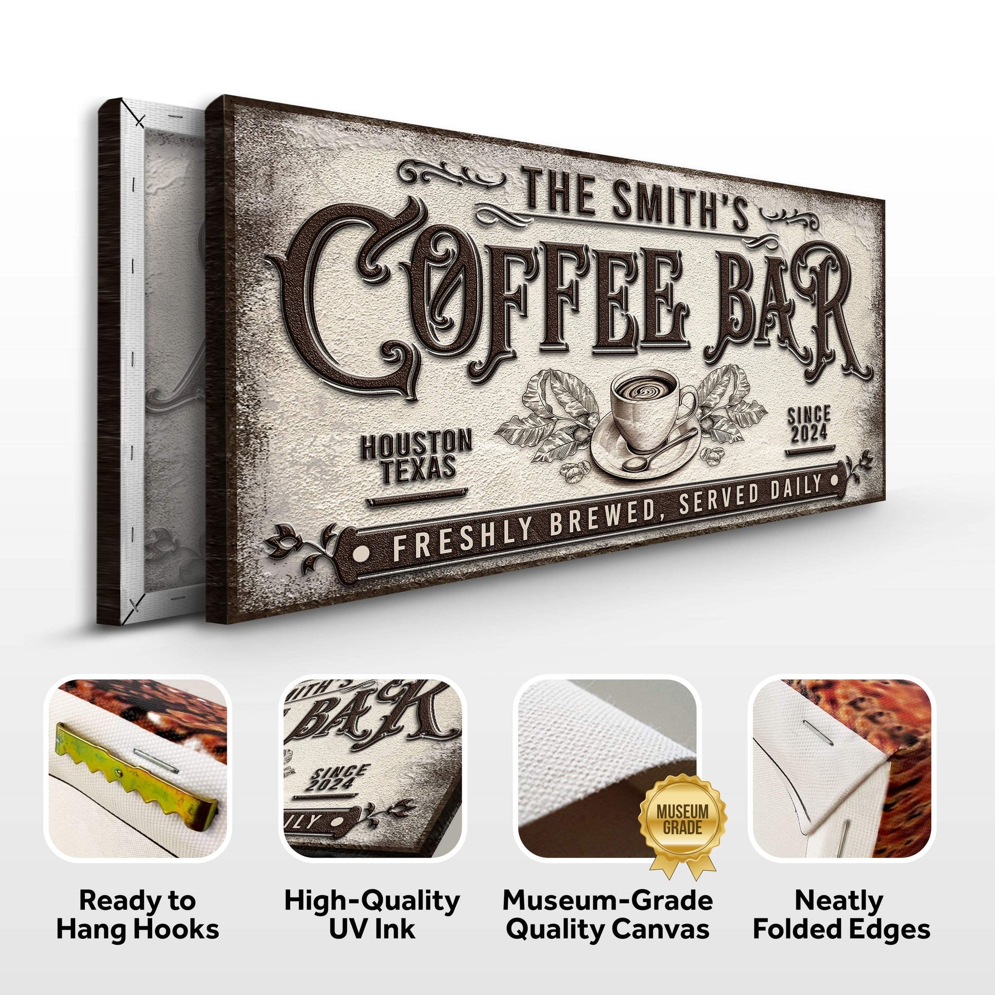 Coffee Bar Sign X - Tailored Canvases - Flyclothing LLC