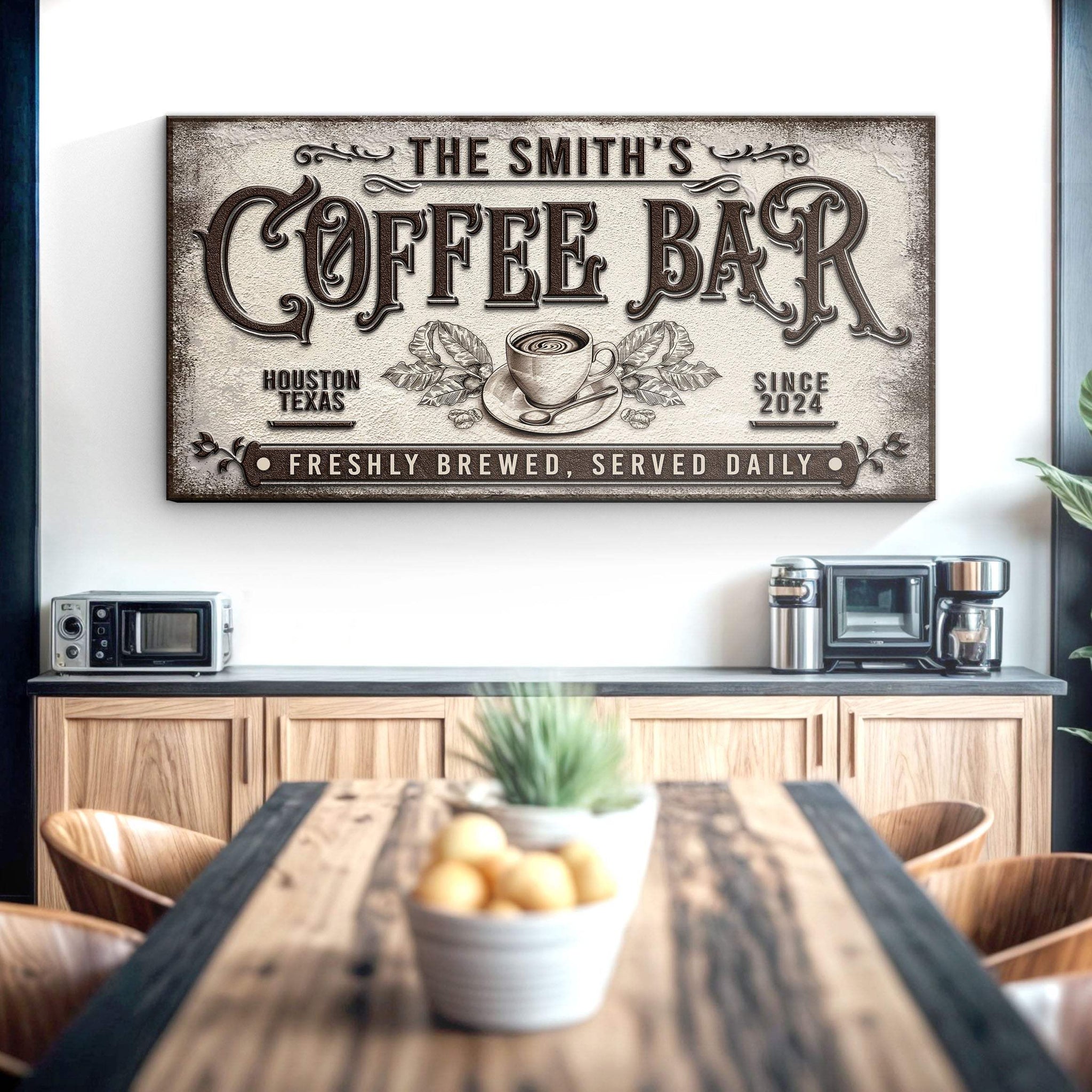Coffee Bar Sign X - Tailored Canvases - Flyclothing LLC