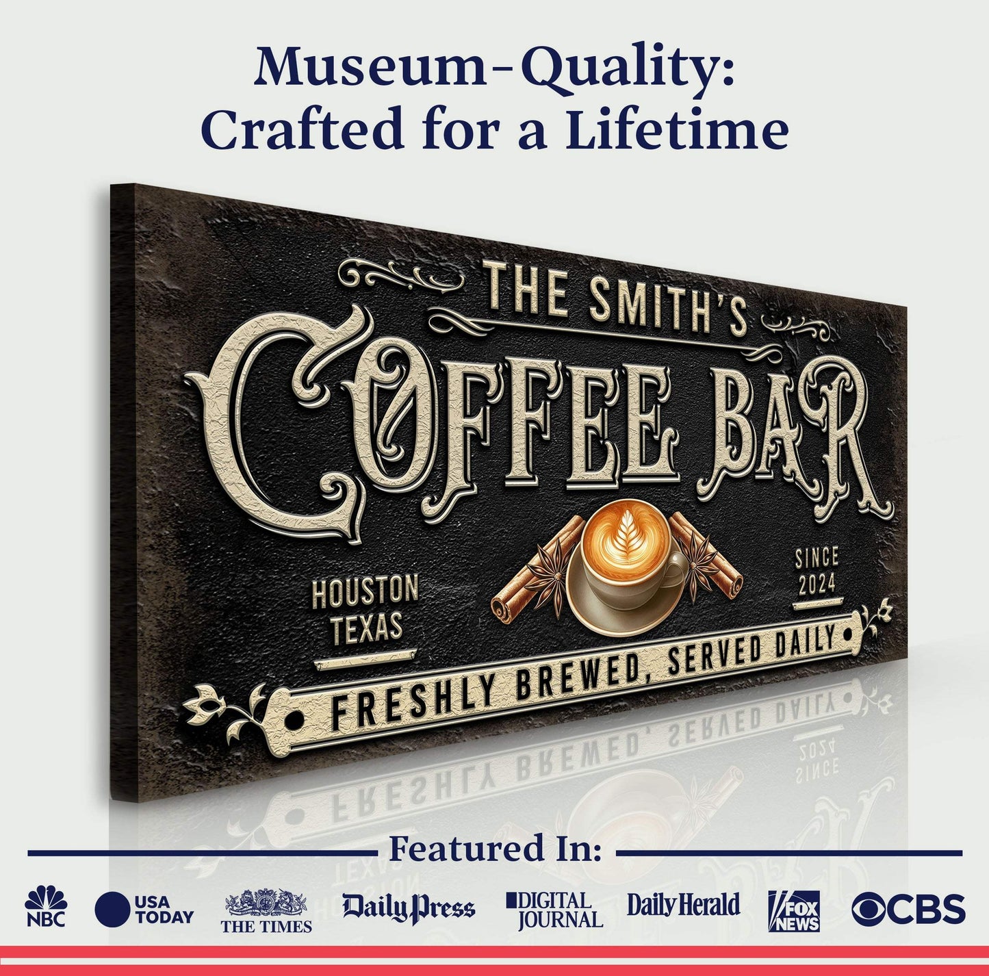 Coffee Bar Sign XII - Tailored Canvases - Flyclothing LLC