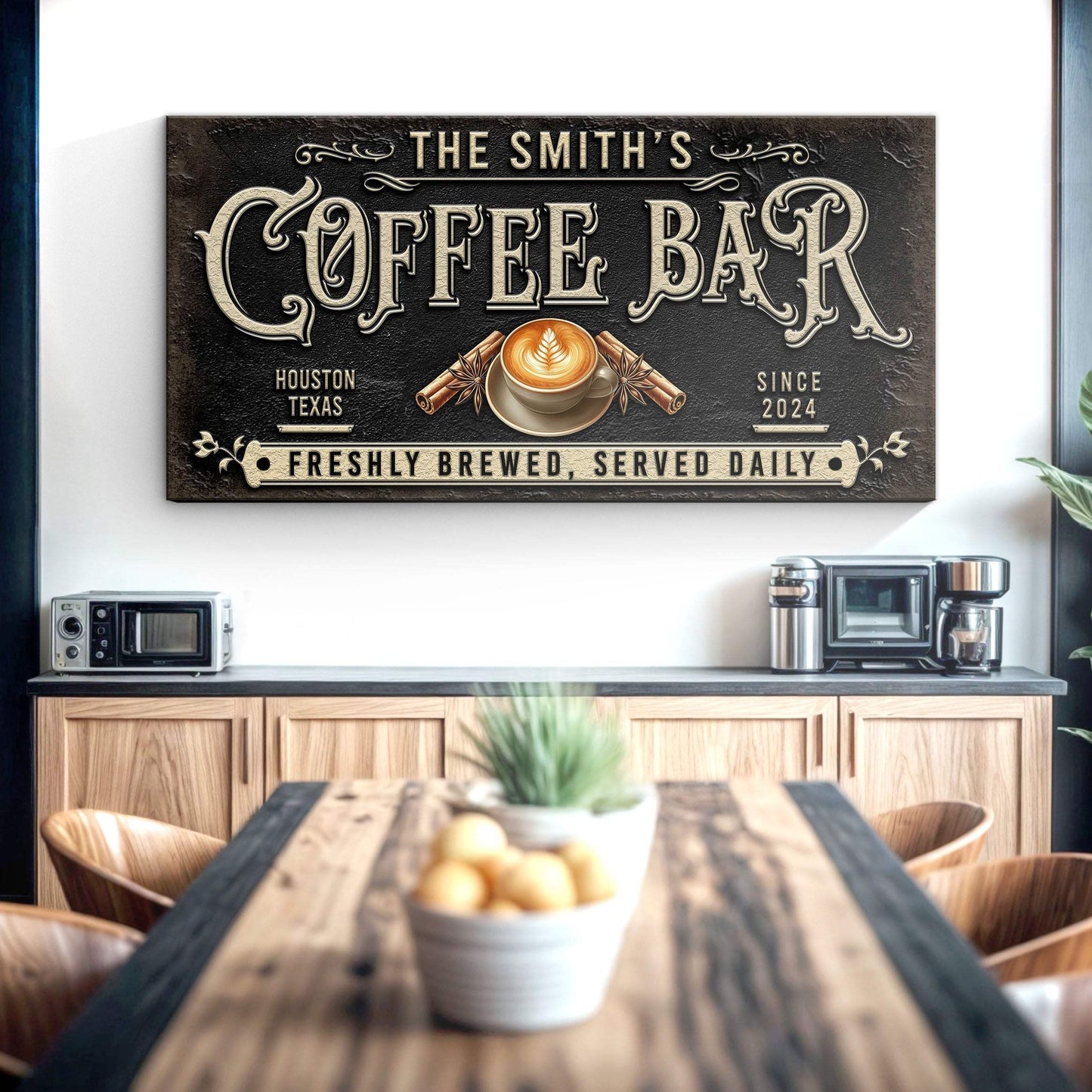 Coffee Bar Sign XII - Tailored Canvases - Flyclothing LLC