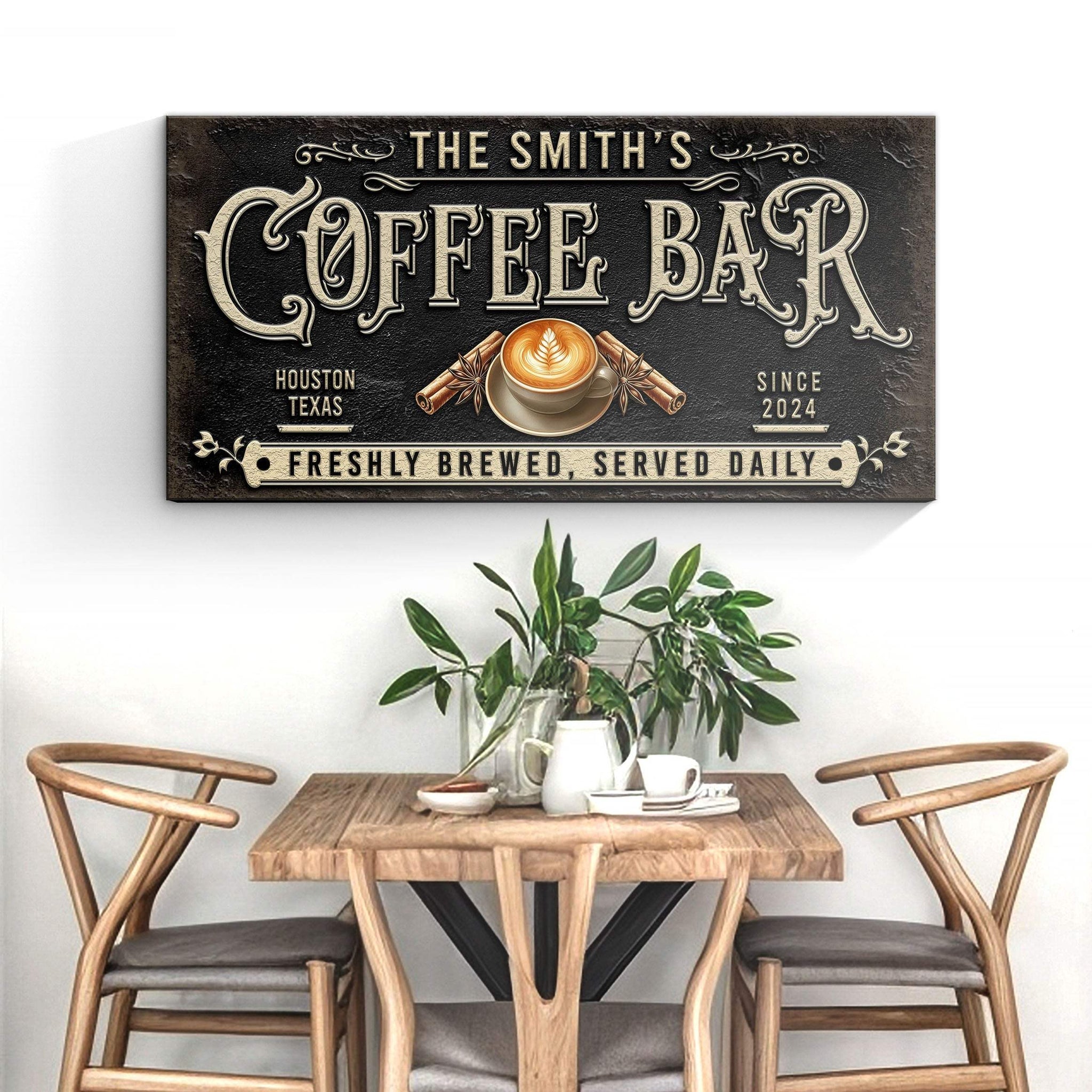 Coffee Bar Sign XII - Tailored Canvases - Flyclothing LLC