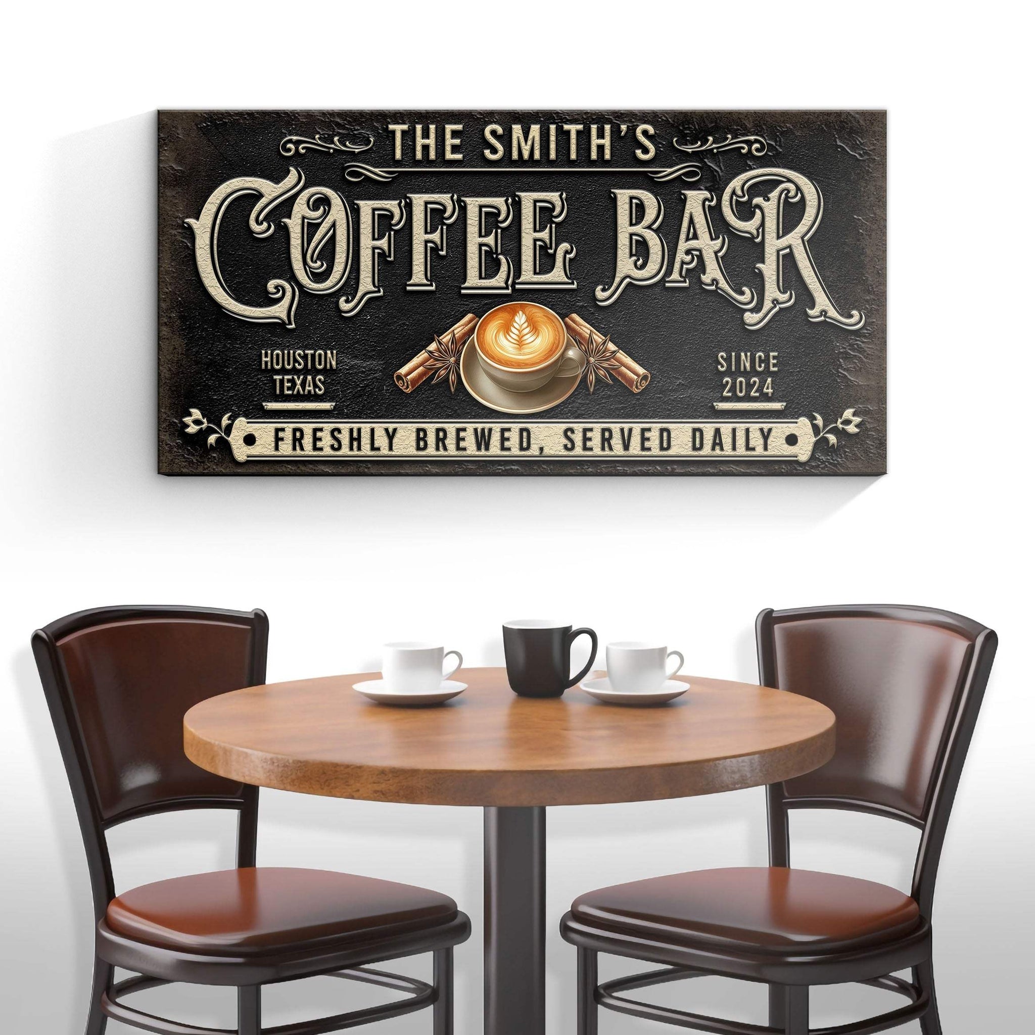 Coffee Bar Sign XII - Tailored Canvases - Flyclothing LLC