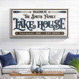 Lake House Sign XII - Tailored Canvases - Flyclothing LLC