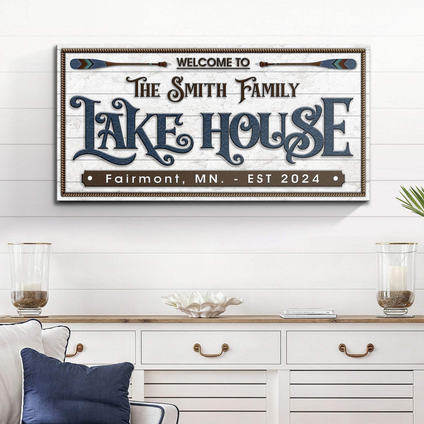 Lake House Sign XII - Tailored Canvases - Flyclothing LLC