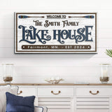 Lake House Sign XII - Tailored Canvases - Flyclothing LLC